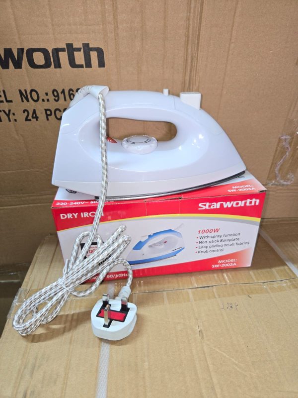 Starworth steam iron box