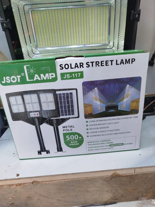 JSOT 500 Watts Solar Street Lamp solde by Lynp Enterprises