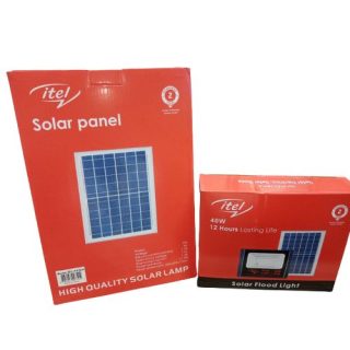 Itel New 40W 100W 200W Dusk To Dawn Led SOLAR FLOODLIGHT