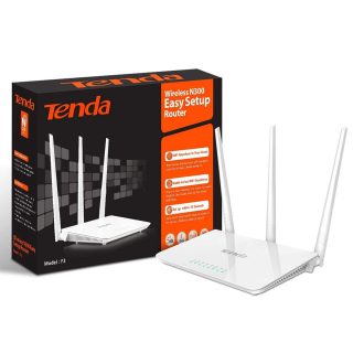 Tenda N300 Wireless Wi-Fi Router with High Power 5dBi Antennas (F3) from Lynp Enterprises
