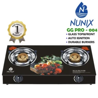 Nunix Double cooker with a glass top